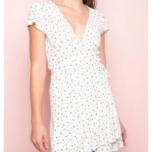 Brandy Melville Floral Wrap Dress